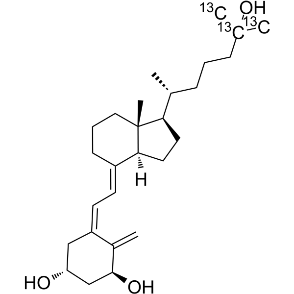 Calcitriol-13C3 (1,25-Dihydroxyvitamin D3-13C3)